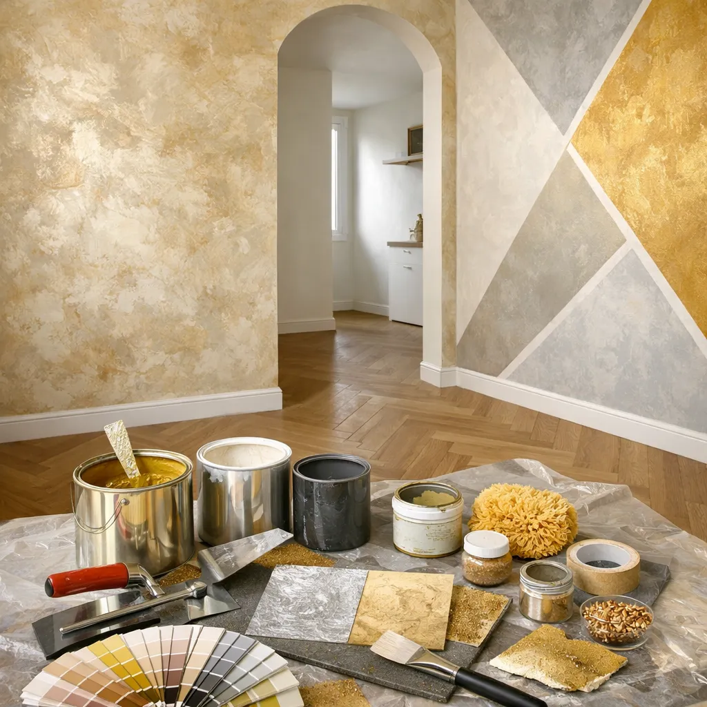Peinture et finitions décoratives haut de gamme Paris